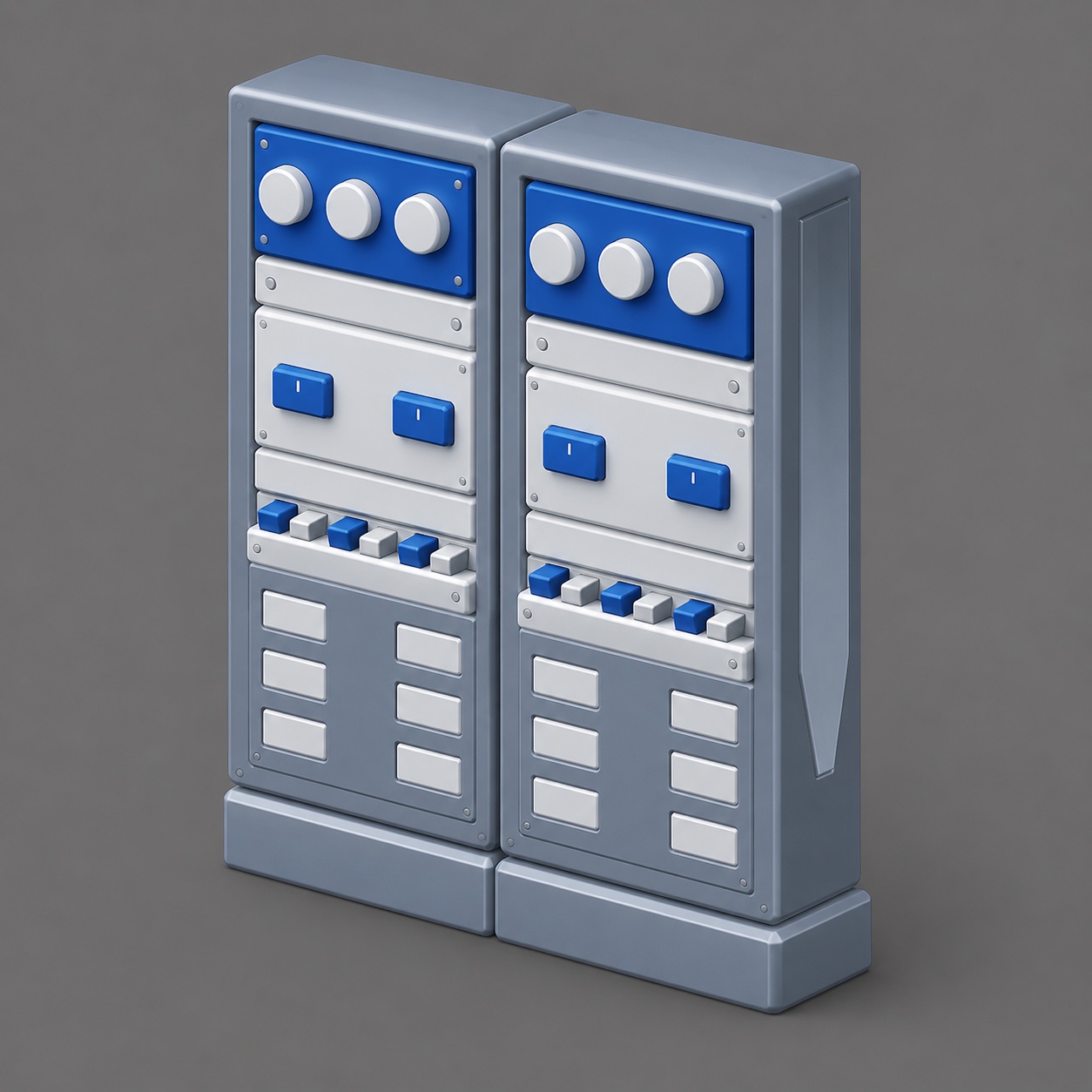 Elevator electrical control components illustration